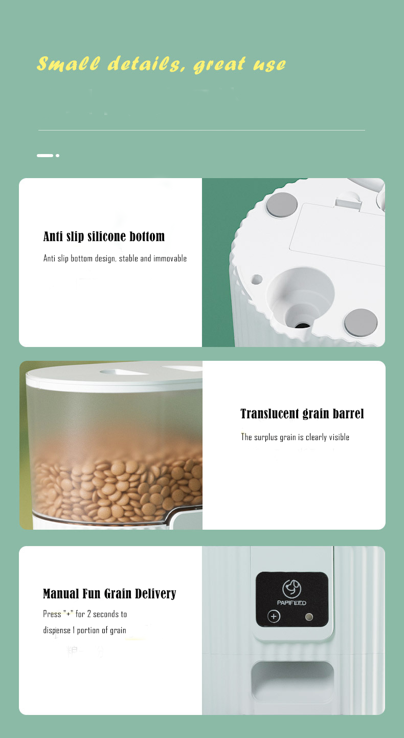 Cactus Smart Automatic Pet Feeder - Stylish &amp; Reliable Pet Dining Solution